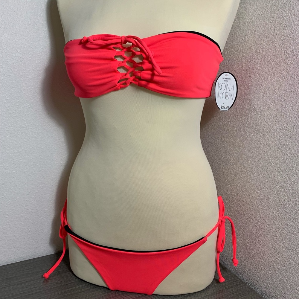 M Kona Moon Haley Set, Reversible coral/black